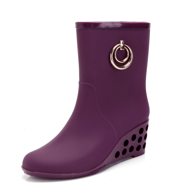 Botas de chuva de PVC impermeá - Women'S Fashion Gumboots avaliação e preço