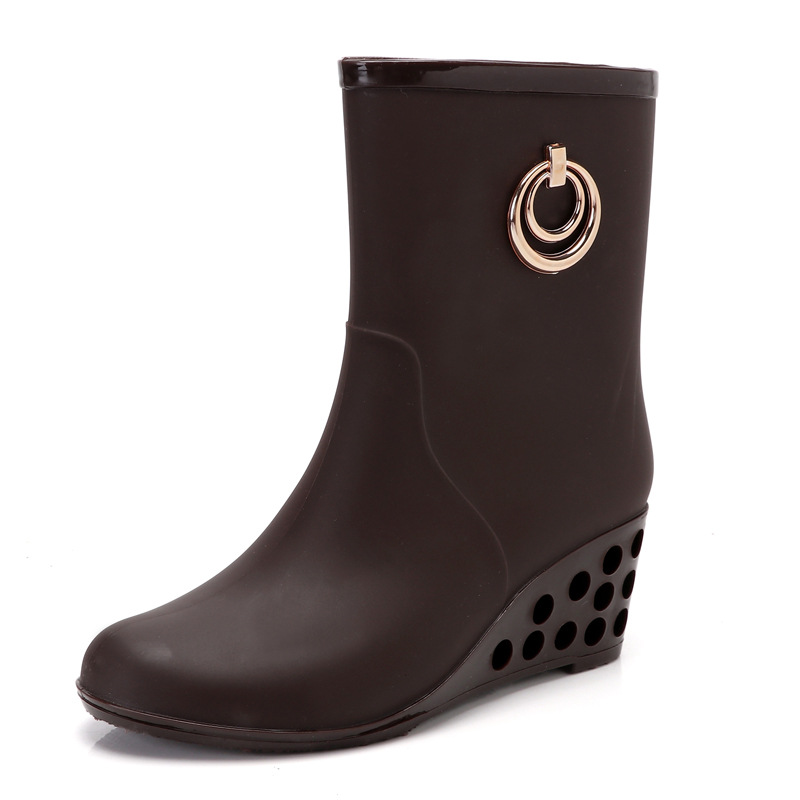 Botas de chuva de PVC impermeá - Women'S Fashion Gumboots avaliação e preço