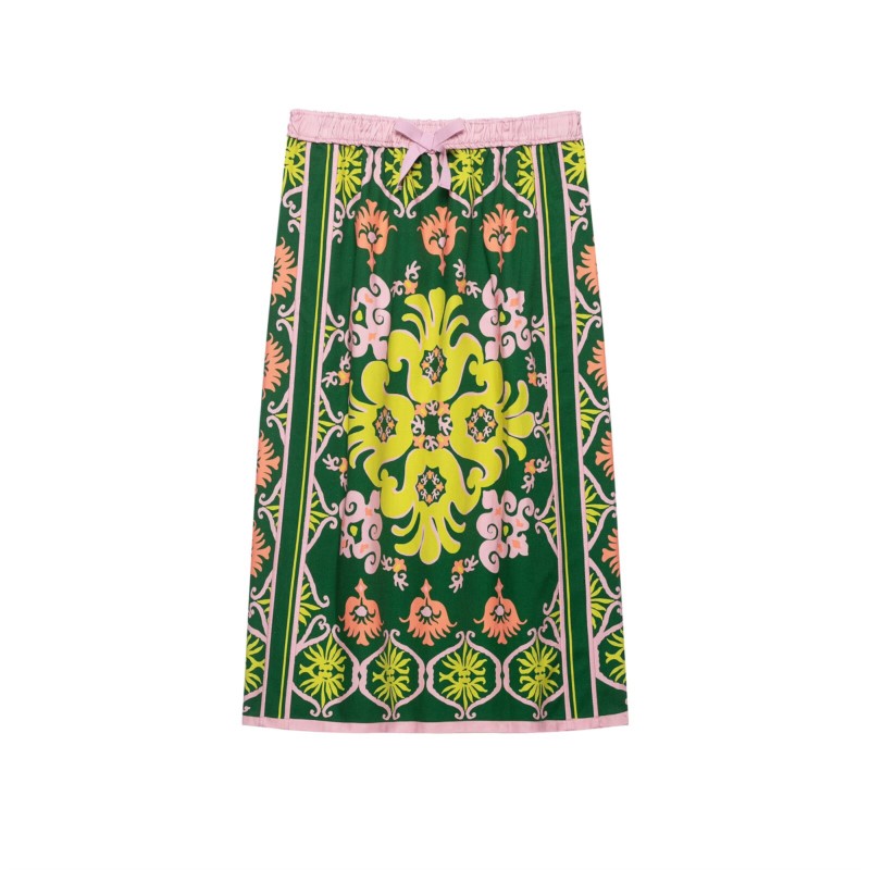 Conjunto de Saias Midi Estampa - A-Line Skirt Midi avaliação e preço
