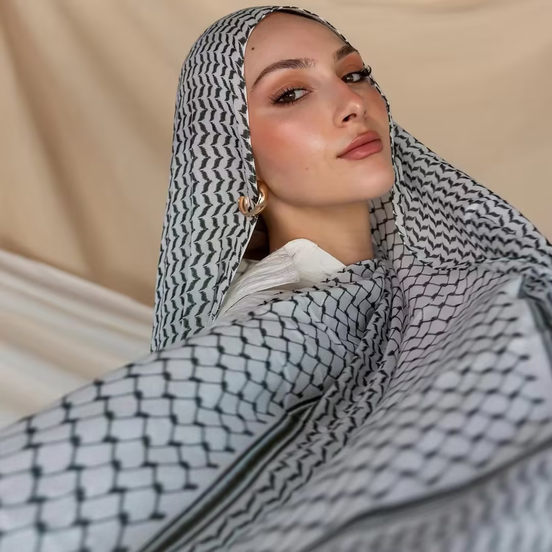 Lenço Chiffon Árabe Impresso p - Women Fashion Uae avaliação e preço